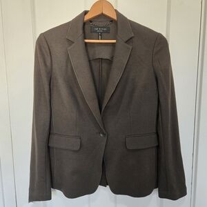 Rag & Bone Women's Wool Blazer Green/Brown‎ Taylored Dark Academia Office Size 6